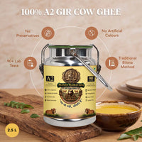 Pure A2 Gir Cow Ghee 2.5 Litre